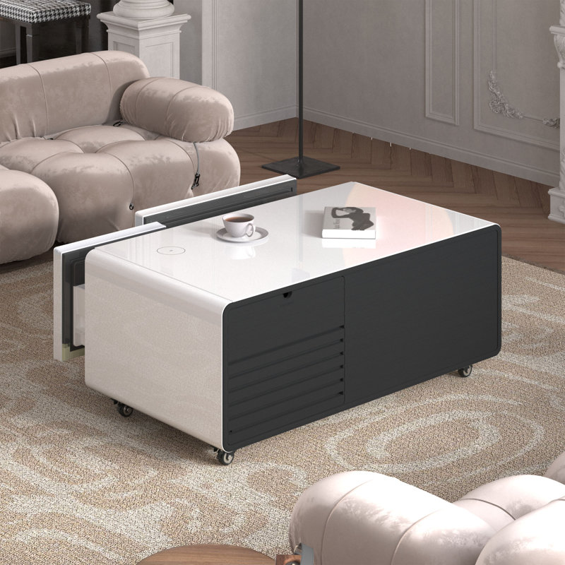 Smart coffee table with storage wayfair hotsell